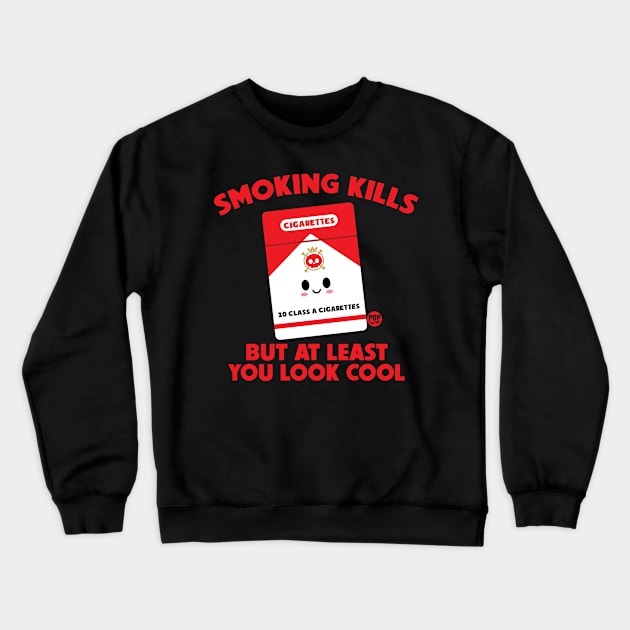 SMOKING KILLS Crewneck Sweatshirt by toddgoldmanart